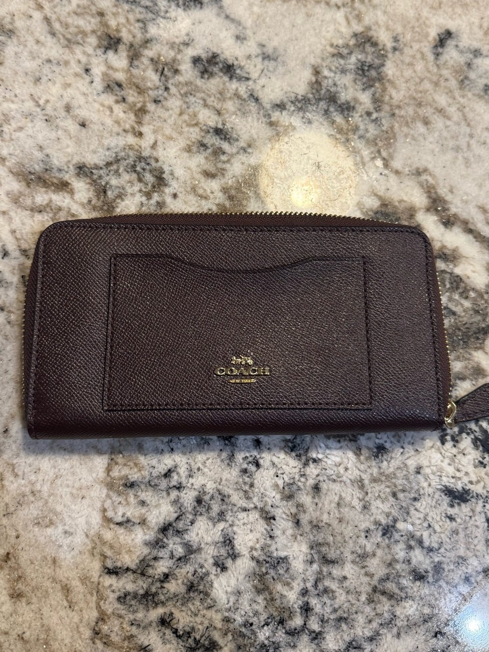 Burgundy Coach Wallet